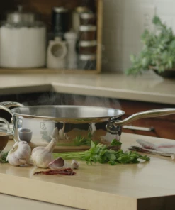 Heritage Steel Cookware Stainless Steel Deep Saute Pan With Cover | 4 Qt. 15 Heritage Steel Cookware Stainless Steel Deep Saute Pan With Cover | 4 Qt. -Cookware Sets Shop hsc 14011