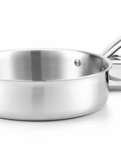 Heritage Steel Cookware Stainless Steel Deep Saute Pan With Cover | 4 Qt. 12 Heritage Steel Cookware Stainless Steel Deep Saute Pan With Cover | 4 Qt. -Cookware Sets Shop hsc 14011 american clad cookware by hammer stahl 4 qt deep saute pan with cover 316ti