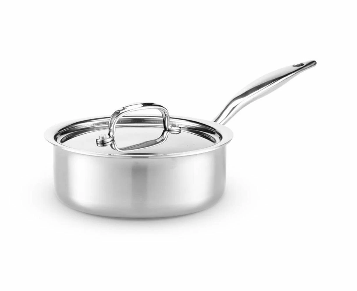 Heritage Steel Cookware Stainless Steel Saucepan With Lid | 2 Qt. 4 Heritage Steel Cookware Stainless Steel Saucepan With Lid | 2 Qt. - Image 2