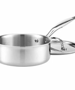 Heritage Steel Cookware Stainless Steel Saucepan With Lid | 2 Qt.