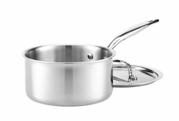 Heritage Steel Cookware Stainless Steel Saucepan With Cover | 3 Qt. 3 Heritage Steel Cookware Stainless Steel Saucepan With Cover | 3 Qt.
