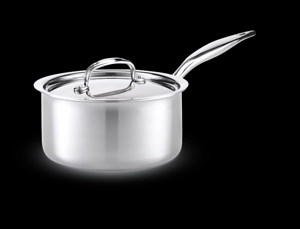 Heritage Steel Cookware Stainless Steel Saucepan With Cover | 3 Qt. 4 Heritage Steel Cookware Stainless Steel Saucepan With Cover | 3 Qt. - Image 2