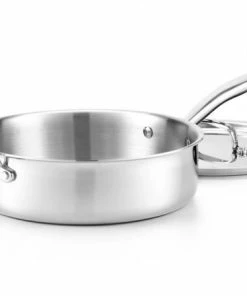 Heritage Steel Cookware Stainless Steel Cookware Set | 5-Piece -Cookware Sets Shop hsc 14311 4qt deepsautepan lidoffwshad 0216