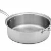 Heritage Steel Cookware Stainless Steel Family Sauté Pan With Lid | 8 Qt.