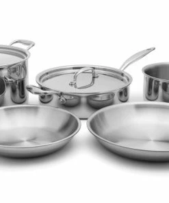 Heritage Steel Cookware Stainless Steel Core Cookware Set | 8-Piece