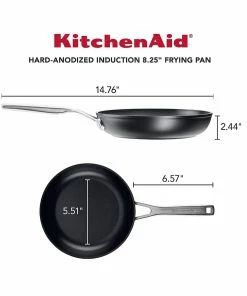KitchenAid Non-Electrics KitchenAid 8.25" Hard Anodized Induction Fry Pan | Nonstick -Cookware Sets Shop ka8 2