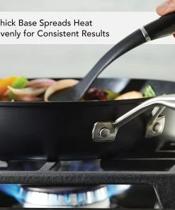 KitchenAid Non-Electrics KitchenAid 12.25" Hard Anodized Induction Fry Pan/Skillet With Lid | Nonstick -Cookware Sets Shop kaha12 3 1