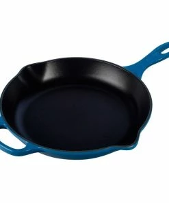 Le Creuset 10.25" Signature Enameled Cast Iron Skillet | Marseille Blue