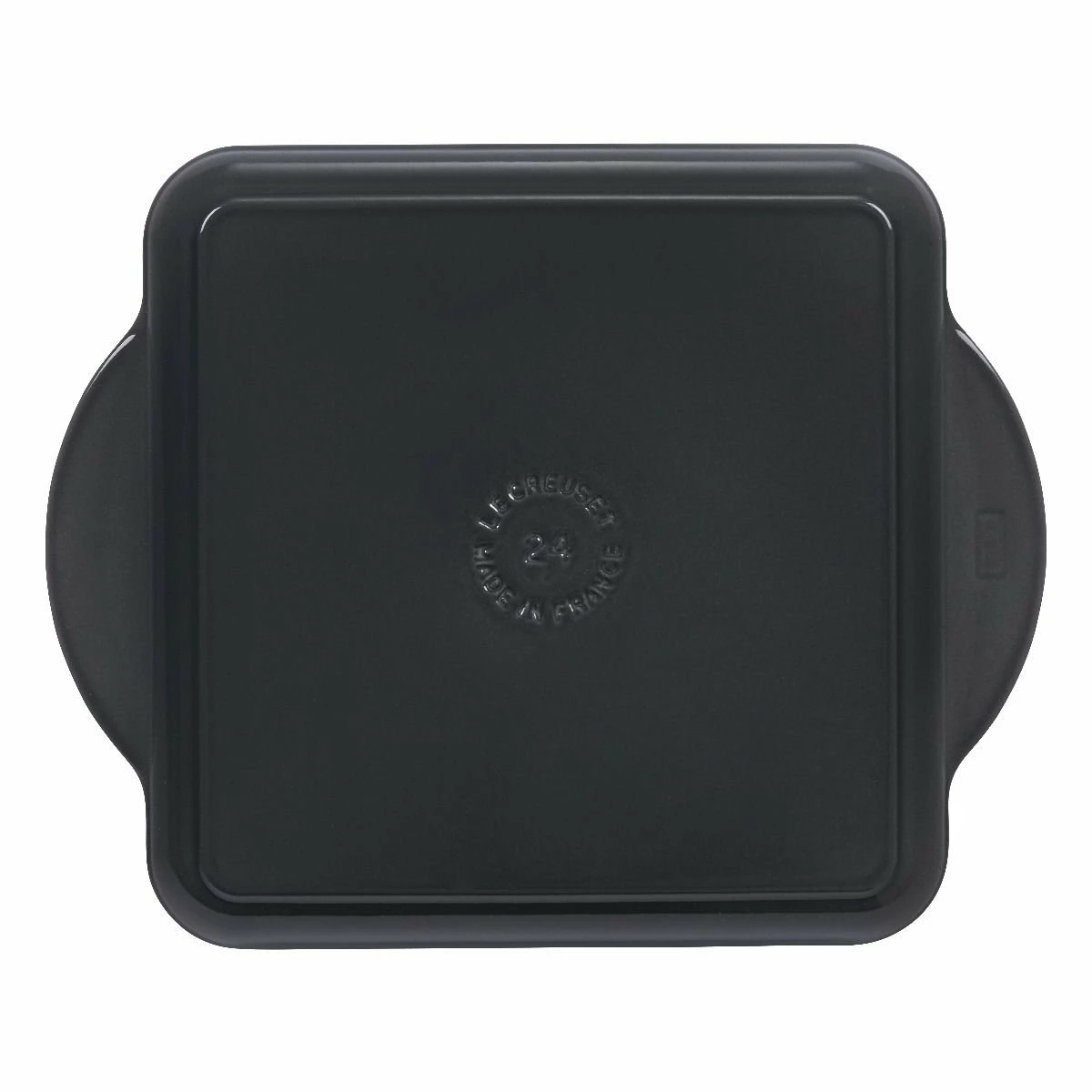 Le Creuset 9.5" Square Signature Enameled Cast Iron Grill Pan | Licorice 5 Le Creuset 9.5" Square Signature Enameled Cast Iron Grill Pan | Licorice - Image 3