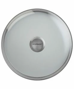 Le Creuset 10-Piece Signature Cookware Set With Stainless Steel Knobs | Cerise/Cherry Red -Cookware Sets Shop lid