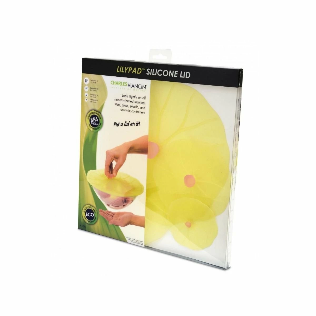 Charles Viancin Silicone Lid | Lilypad Gift Set (Set Of 4) 3 Charles Viancin Silicone Lid | Lilypad Gift Set (Set Of 4)