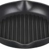 Le Creuset 9.75" Deep Round Signature Grill Pan | Licorice -Cookware Sets Shop ls2020 2520 licorice