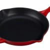 Le Creuset 9" Signature Enameled Cast Iron Skillet | Cerise/Cherry Red -Cookware Sets Shop ls2024 2367 lecreuset signature iron handle 9 skillet cerise red