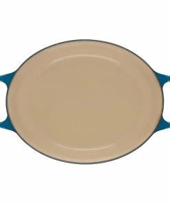 Le Creuset 6.75 Qt. Oval Signature Dutch Oven With Stainless Steel Knob | Deep Teal 9 Le Creuset 6.75 Qt. Oval Signature Dutch Oven With Stainless Steel Knob | Deep Teal -Cookware Sets Shop ls2502 317dss 4