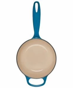 Le Creuset 1.75 Qt. Signature Enameled Cast Iron Saucepan With Stainless Steel Knob | Deep Teal -Cookware Sets Shop ls2518 167dss 4