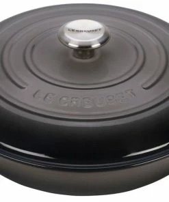 Le Creuset 3.5 Qt. Signature Enameled Cast Iron Braiser With Stainless Steel Knob | Oyster Grey