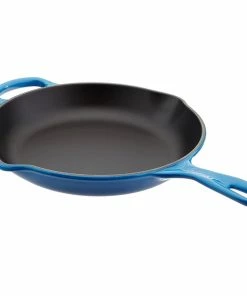 Le Creuset 10-Piece Signature Cookware Set With Stainless Steel Knobs | Marseille Blue 16 Le Creuset 10-Piece Signature Cookware Set With Stainless Steel Knobs | Marseille Blue -Cookware Sets Shop marseille skillet