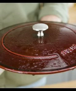 Staub Stackable Cocotte, Braiser, And Grill Pan With Lid | Grenadine -Cookware Sets Shop maxresdefault 148 21