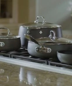 All-Clad HA1 Hard Anodized Nonstick Cookware Set | 13-Piece -Cookware Sets Shop maxresdefault 1 37