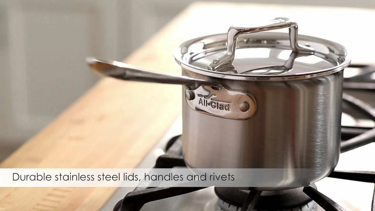 All-Clad D5 Brushed Stainless Steel Saucepan & Lid | 3 Qt. 9 All-Clad D5 Brushed Stainless Steel Saucepan & Lid | 3 Qt. - Image 7