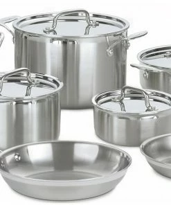 Cuisinart MultiClad Pro Triple Ply Stainless Steel Cookware Set | 12-Piece