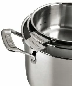 Cuisinart 11-Piece Smartnest Stainless Steel Cookware Set -Cookware Sets Shop n91 11 nestingtabs