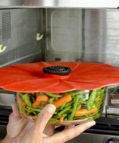 Charles Viancin Poppy Silicone Lid - Medium 9"