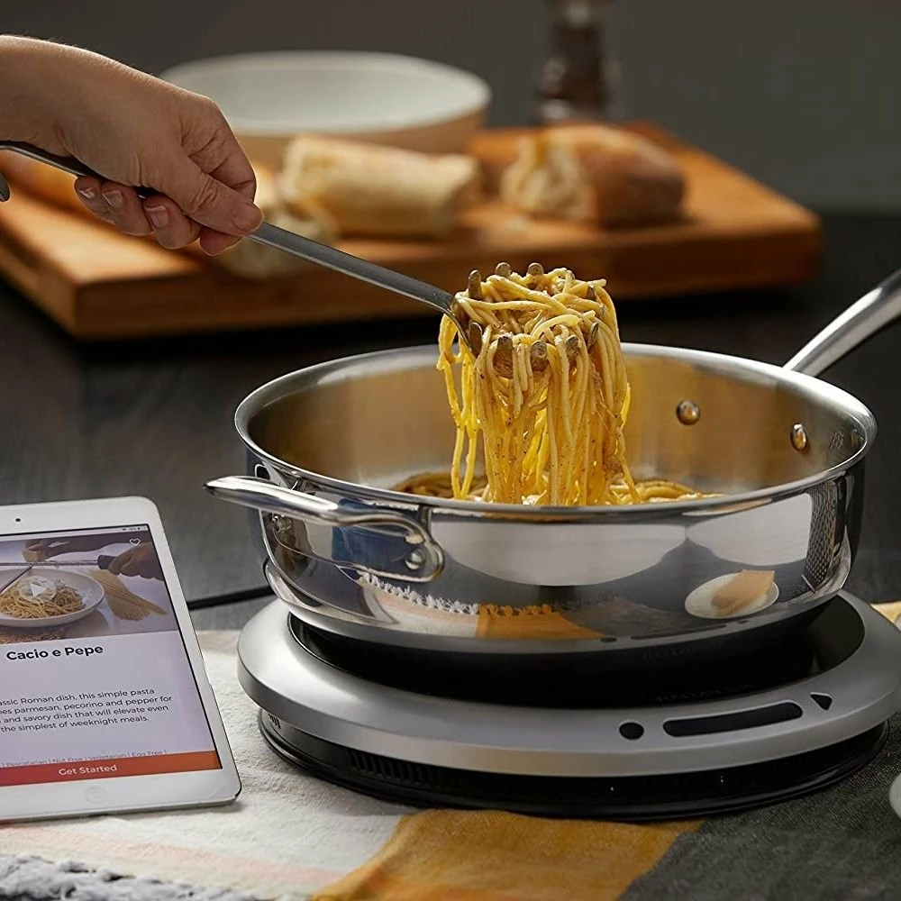 Hestan Cue 5.5 Qt. Smart Chef's Pot | Stainless Steel 5 Hestan Cue 5.5 Qt. Smart Chef's Pot | Stainless Steel - Image 3