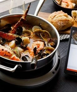 Hestan Cue 5.5 Qt. Smart Chef's Pot | Stainless Steel 10 Hestan Cue 5.5 Qt. Smart Chef's Pot | Stainless Steel -Cookware Sets Shop pot3 2