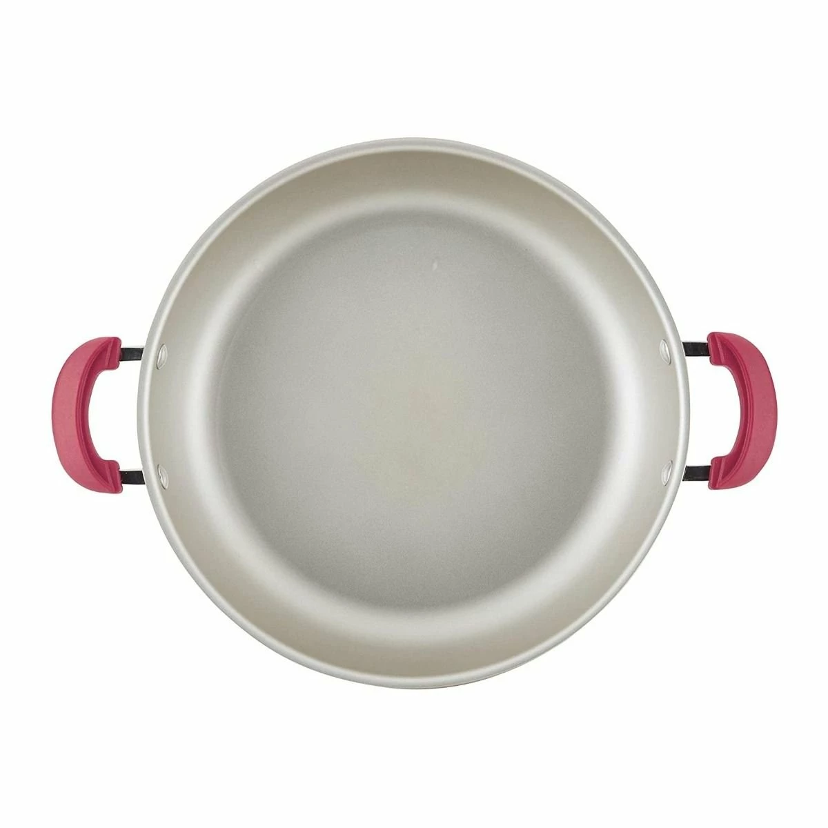 Rachael Ray 8-Piece Enameled Stacking Cookware Set | Red Shimmer 10 Rachael Ray 8-Piece Enameled Stacking Cookware Set | Red Shimmer - Image 8