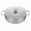 Le Creuset 4.5 Qt. Tri-Ply Stainless Steel Rondeau With Lid