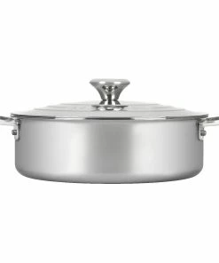 Le Creuset 4.5 Qt. Tri-Ply Stainless Steel Rondeau With Lid -Cookware Sets Shop rondeau2