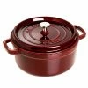 Staub 9 Qt. Round Cocotte/Dutch Oven | Multiple Colors Available -Cookware Sets Shop round cocotte 9qt grenadine 9 1