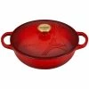 Le Creuset 2.5Qt Signature Cocotte Eiffel Tower Collection | Cerise -Cookware Sets Shop rs10250 eiffel rdo cerise 4 scr
