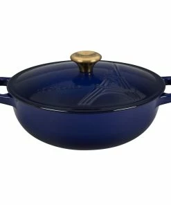 Le Creuset 2.5Qt Signature Cocotte Eiffel Tower Collection | Indigo Blue 10 Le Creuset 2.5Qt Signature Cocotte Eiffel Tower Collection | Indigo Blue -Cookware Sets Shop rs10253 eiffel rdo indigo scr