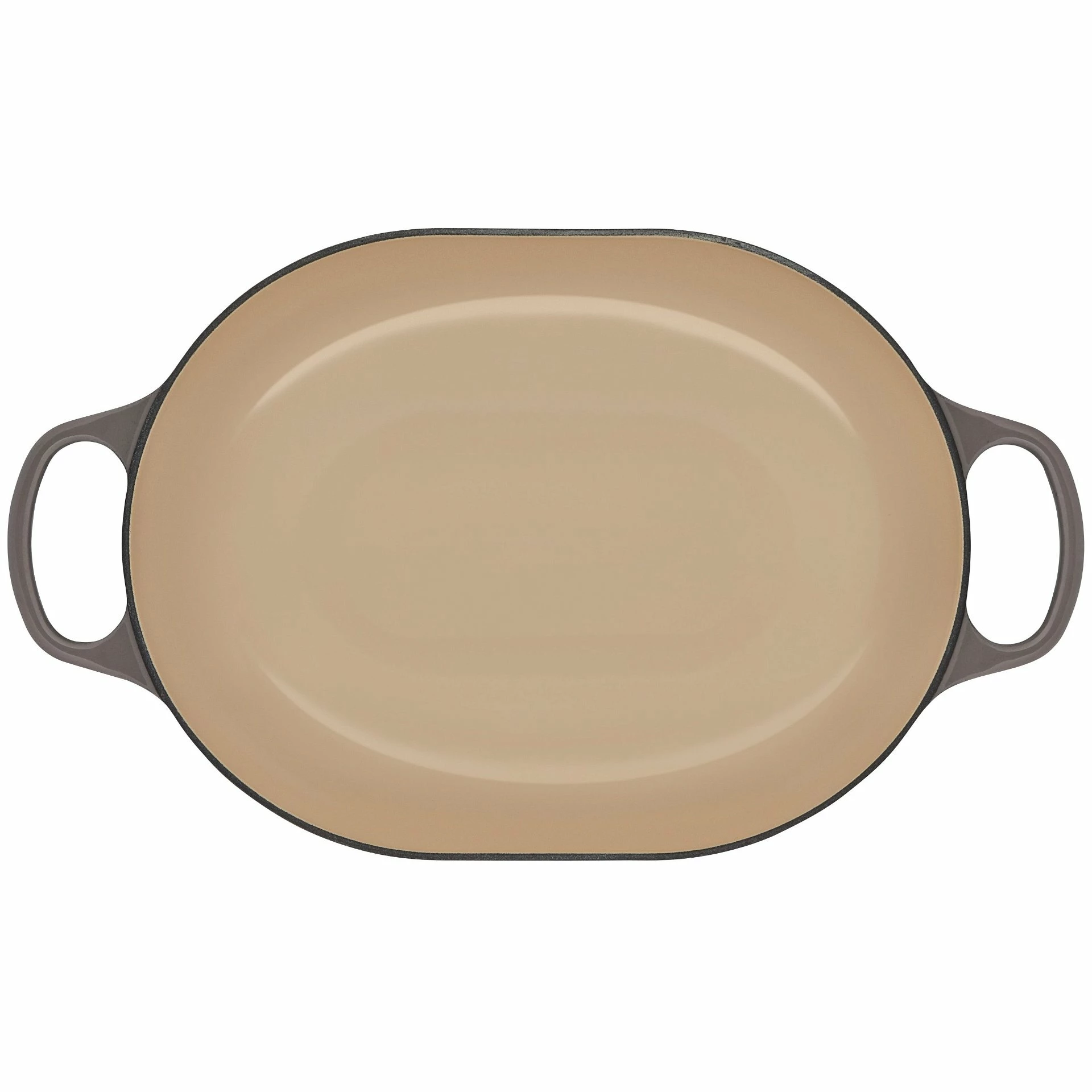 Le Creuset 3.75 Qt. Oval Signature Casserole With Stainless Steel Knob | Oyster Grey 6 Le Creuset 3.75 Qt. Oval Signature Casserole With Stainless Steel Knob | Oyster Grey - Image 4