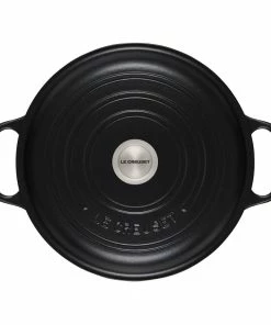 Le Creuset 3.5 Qt. Signature Enameled Cast Iron Braiser With Stainless Steel Knob | Licorice -Cookware Sets Shop rs11710 ls2532 3020ss 3 lpr