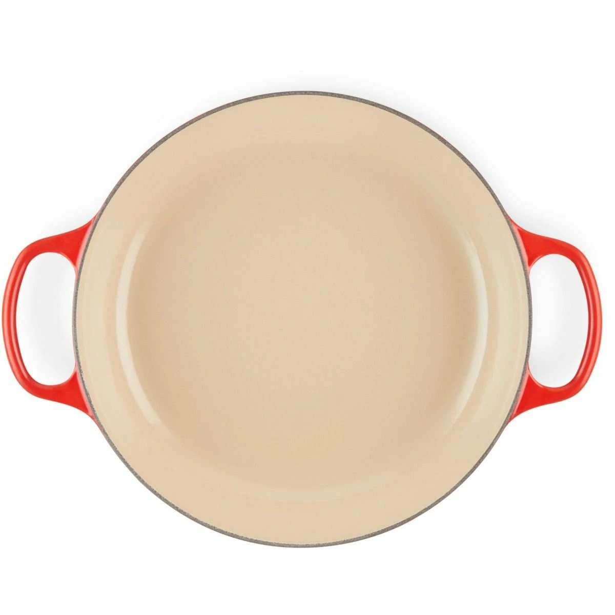 Le Creuset 3.5 Qt. Signature Enameled Cast Iron Braiser With Stainless Steel Knob | Cerise/Cherry Red 6 Le Creuset 3.5 Qt. Signature Enameled Cast Iron Braiser With Stainless Steel Knob | Cerise/Cherry Red - Image 4