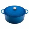 Le Creuset 13.25 Qt. Round Signature Cast Iron Dutch Oven With Stainless Steel Knob | Marseille Blue 1 Le Creuset 13.25 Qt. Round Signature Cast Iron Dutch Oven With Stainless Steel Knob | Marseille Blue -Cookware Sets Shop rs12260 ls2501 3459ss