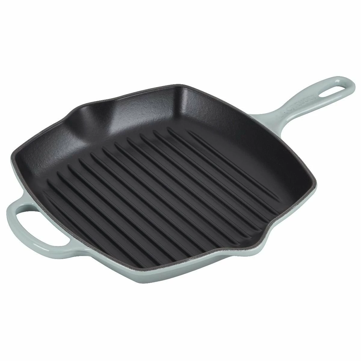 Le Creuset 10.25" Signature Square Grill Skillet | Sea Salt 3 Le Creuset 10.25" Signature Square Grill Skillet | Sea Salt