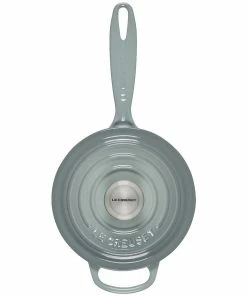 Le Creuset 1.75 Qt. Signature Enameled Cast Iron Saucepan With Stainless Steel Knob | Sea Salt 12 Le Creuset 1.75 Qt. Signature Enameled Cast Iron Saucepan With Stainless Steel Knob | Sea Salt -Cookware Sets Shop rs14338 ls2518 1617ss 3 1