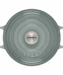 Le Creuset 4.5 Qt. Round Signature Dutch Oven With Stainless Steel Knob | Sea Salt -Cookware Sets Shop rs17057 ls2501 24717ss 3
