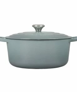 Le Creuset 7.25 Qt. Round Signature Dutch Oven With Stainless Steel Knob | Sea Salt -Cookware Sets Shop rs17064 ls2501 28717ss 2