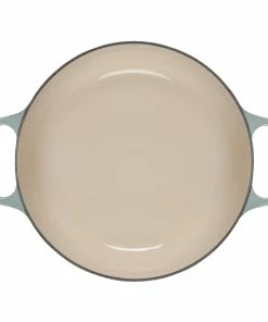 Le Creuset 7.25 Qt. Round Signature Dutch Oven With Stainless Steel Knob | Sea Salt -Cookware Sets Shop rs17066 ls2501 28717ss 4