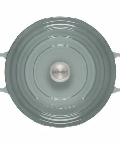 Le Creuset 9 Qt. Round Signature Dutch Oven With Stainless Steel Knob | Sea Salt 12 Le Creuset 9 Qt. Round Signature Dutch Oven With Stainless Steel Knob | Sea Salt -Cookware Sets Shop rs17069 ls2501 30717ss 3