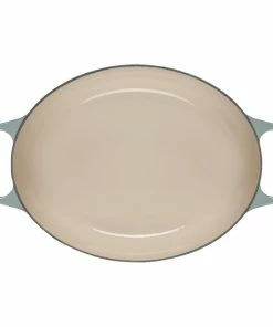 Le Creuset 6.75 Qt. Oval Signature Dutch Oven With Stainless Steel Knob | Sea Salt -Cookware Sets Shop rs17074 ls2502 31717ss 4