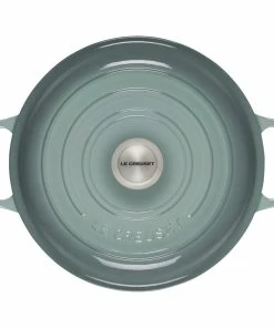 Le Creuset 3.5 Qt. Signature Enameled Cast Iron Braiser With Stainless Steel Knob | Sea Salt 11 Le Creuset 3.5 Qt. Signature Enameled Cast Iron Braiser With Stainless Steel Knob | Sea Salt -Cookware Sets Shop rs17080 ls2532 30717ss 3 lpr