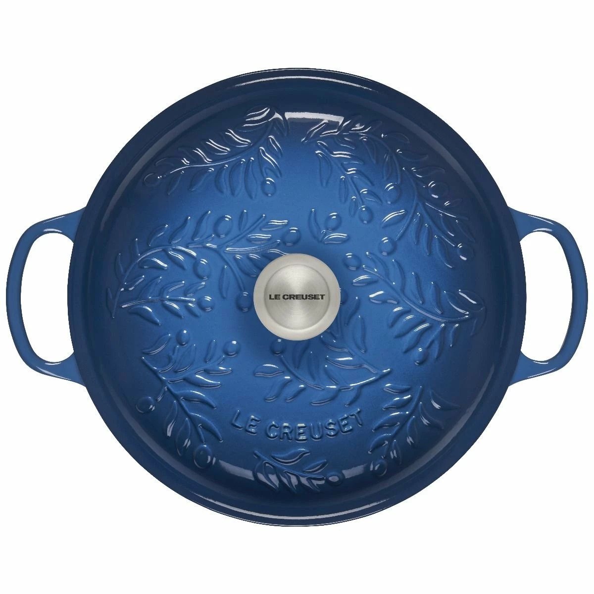 Le Creuset Olive Branch Collection 3.5 Qt. Signature Braiser | Marseille 5 Le Creuset Olive Branch Collection 3.5 Qt. Signature Braiser | Marseille - Image 3