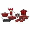 Le Creuset 20-Piece Mixed Material Cookware Set | Cerise 2 Le Creuset 20-Piece Mixed Material Cookware Set | Cerise -Cookware Sets Shop rs17185 ms2220 67