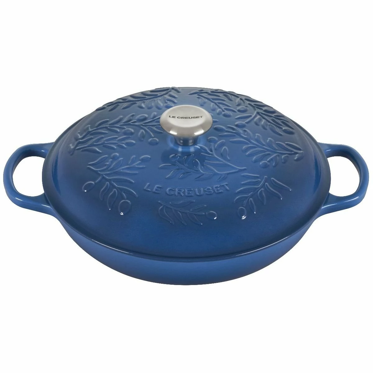 Le Creuset Olive Branch Collection 3.5 Qt. Signature Braiser | Marseille 3 Le Creuset Olive Branch Collection 3.5 Qt. Signature Braiser | Marseille
